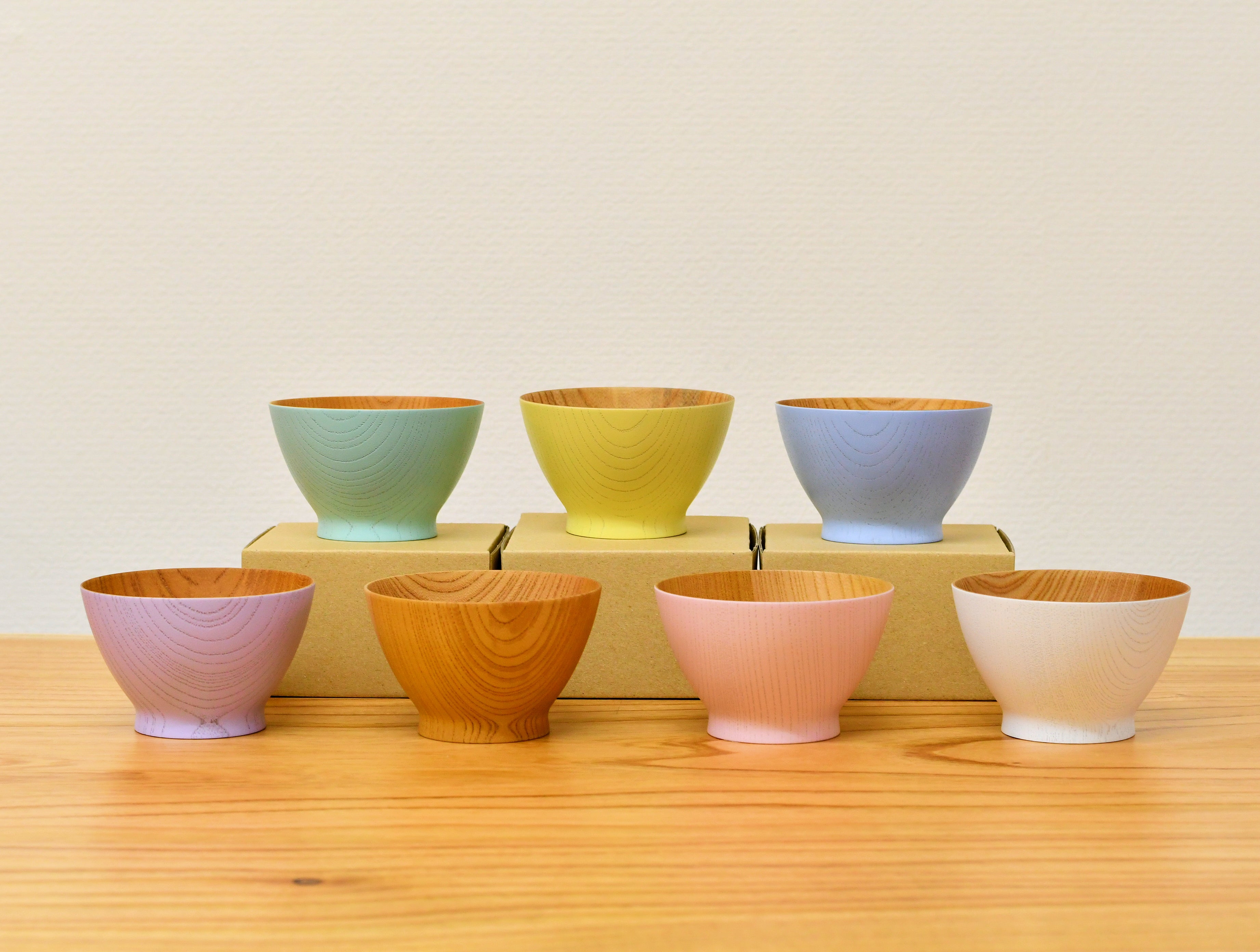 山中漆器 お椀 | とりどりわん | ナチュラル | 山崎又一商店