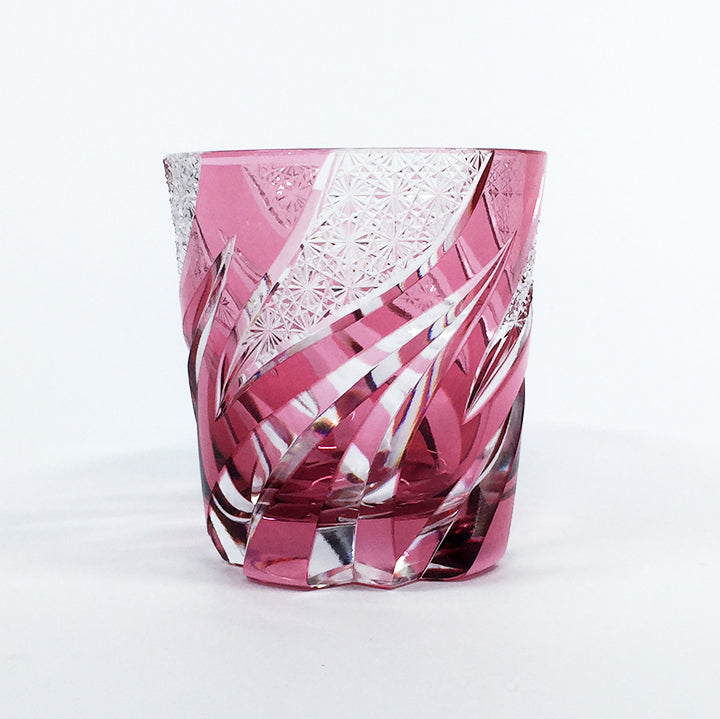 江戸切子。色被切子。古美術。骨董品。舊家蔵出し。希少品。 江戸切子。