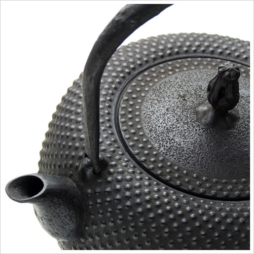 南部鉄器 鉄瓶 | 平鉄鉢型 中霰 | 1.4L | 薫山