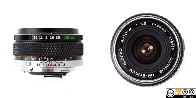 Data sheet: Olympus OM 28 mm f/3.5 – JAPB