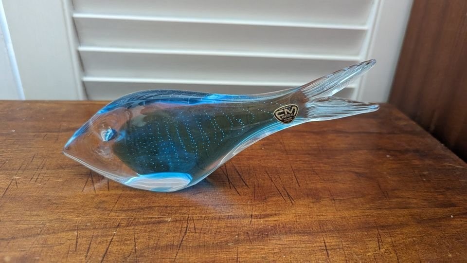 FM KONSTGLAS ガラスの魚オブジェ FM KONSTGLAS ガラスの魚オブジェ