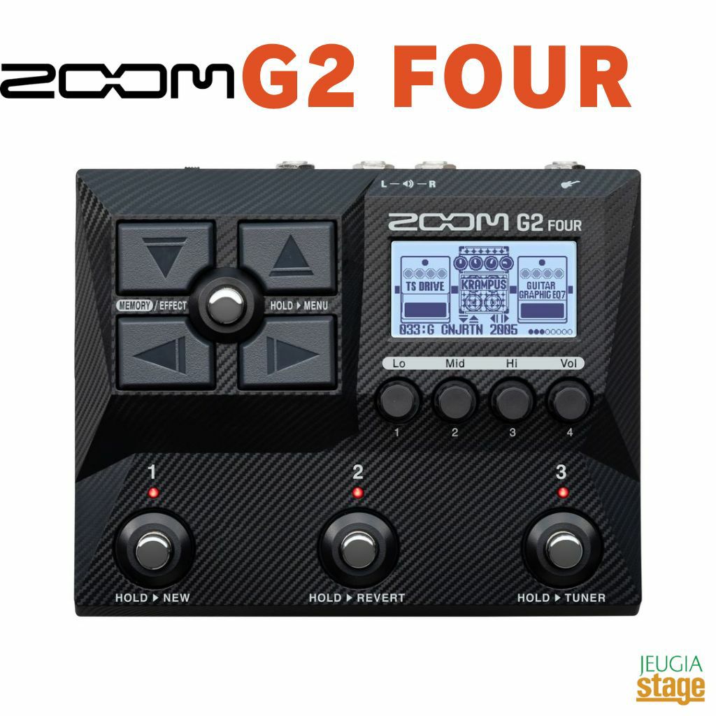 ZOOM ズーム B2 FOUR ベース用マルチエフェクター B2 FOUR Effects