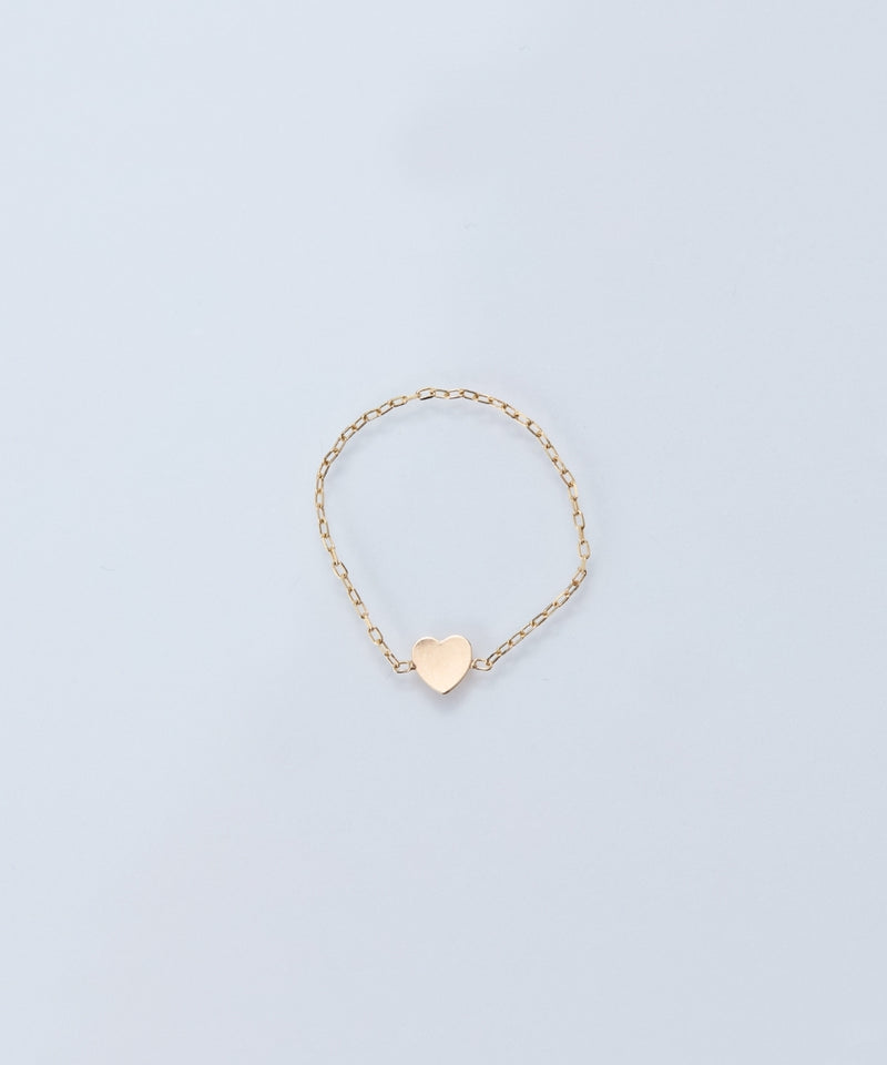 Phoebe/フィービィー】【K10】ハートチェーンリング – JEWEL ADDICT