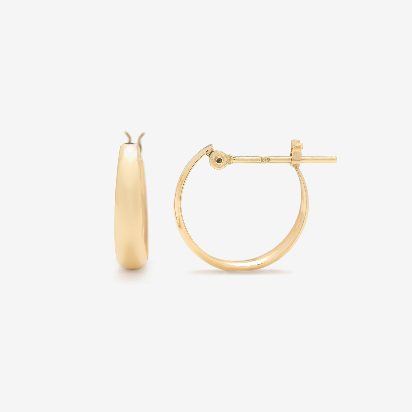 K10 イエローゴールド フープ ピアス （9879143121198）– エステール