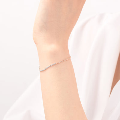 ブレスレットアンクレットエステールK18 ピンクゴールド