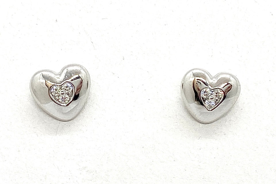 Tiffany & Co. 【ティファニー】K18WGダイヤモンドピアス (No.61235