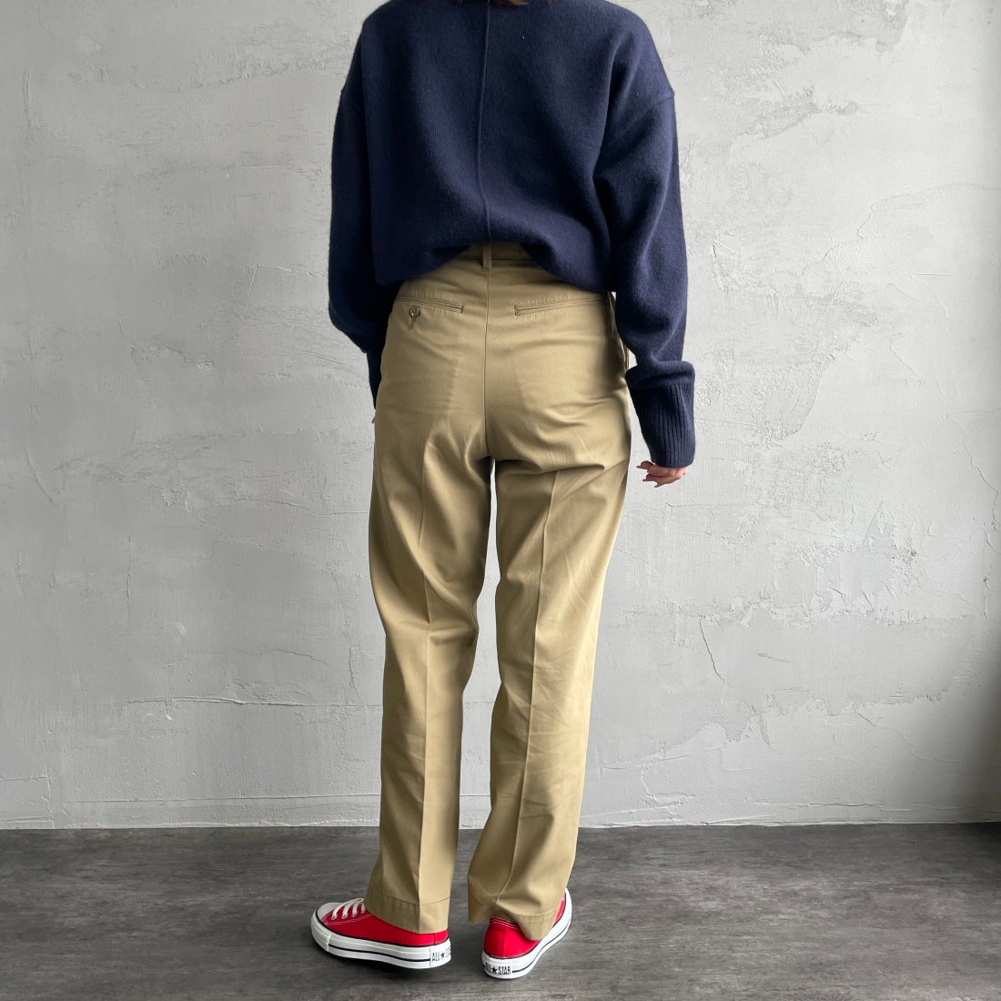 THE SHINZONE [ザ シンゾーン] ウォッシュド ハイウエストチノパン