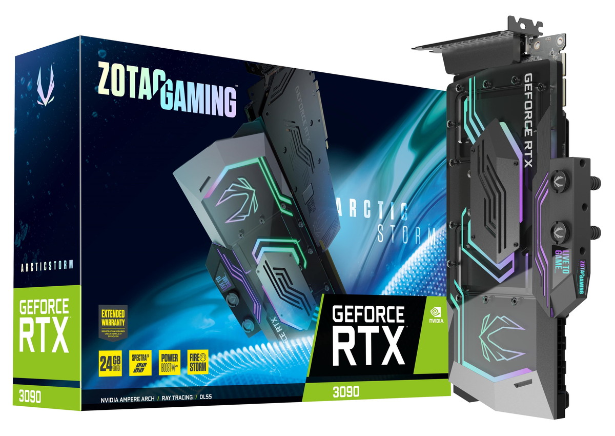 ZOTACからフルカバー水冷ブロック搭載RTX 3090が発売 | 自作とゲームと