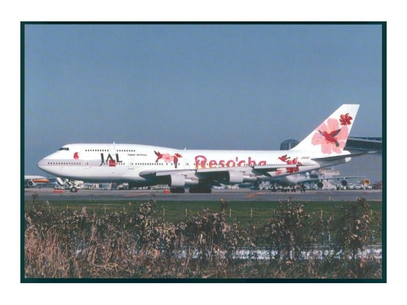 JAL B747ポスター JAL 日本航空 747 ポスター 超美品 Yahoo