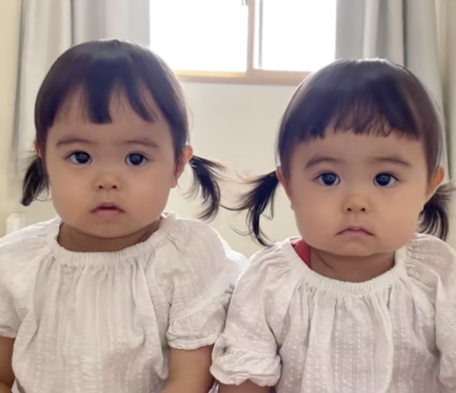 ケンカして怒られた1歳双子、ママに許してほしいお姉ちゃんが取った