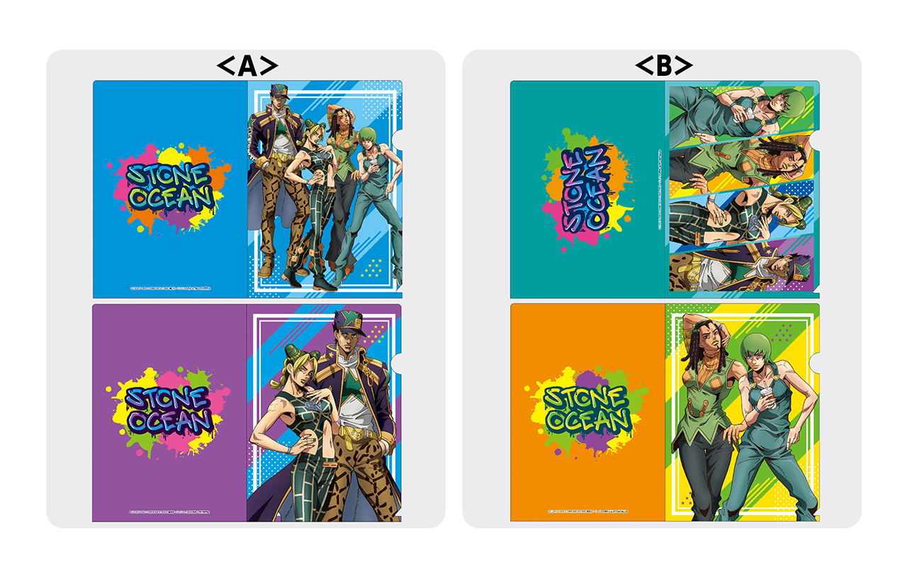 ジョジョの奇妙な冒険 クリアファイル ビニールバッグ 描き下ろし