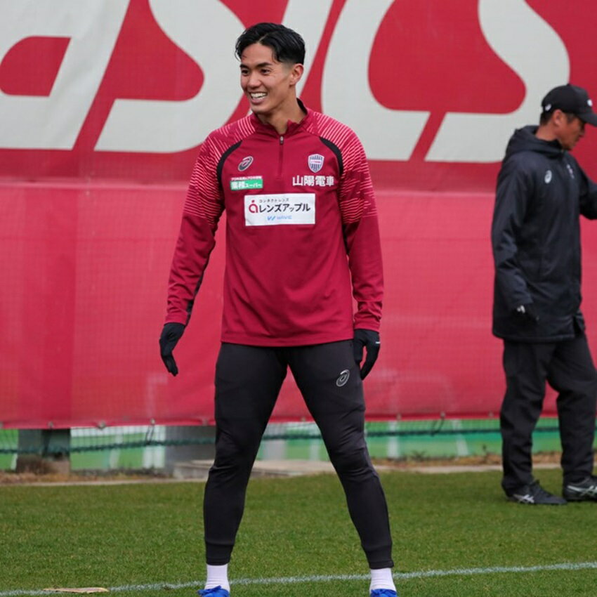 ヴィッセル神戸 2024 【練習着】ストレッチハーフジップトレーニング