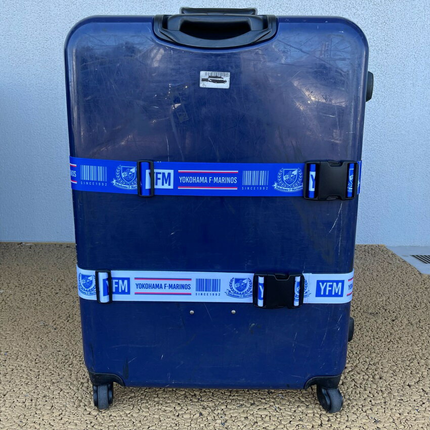 新品 Jリーグ 横浜F・マリノス スーツケースベルト ブルー 新品 J