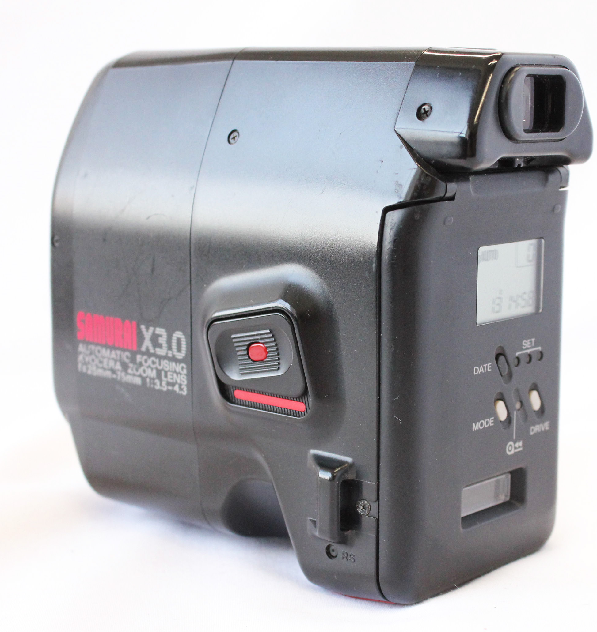 Kyocera Samurai X3.0 35mm Half Frame Camera with Action Grip from