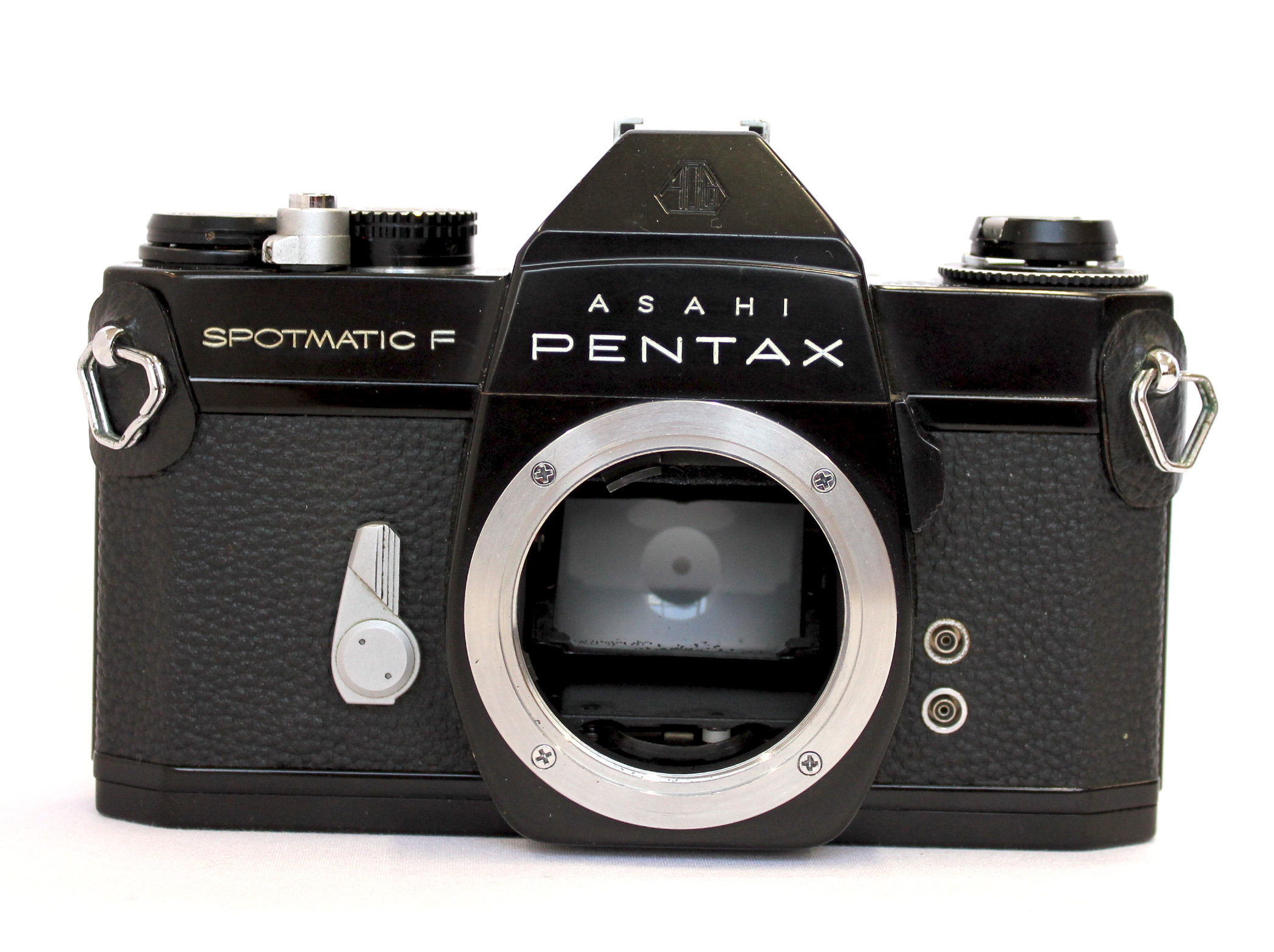 Asahi Pentax Spotmatic F SPF Black SLR Camera w/ Super-Takumar