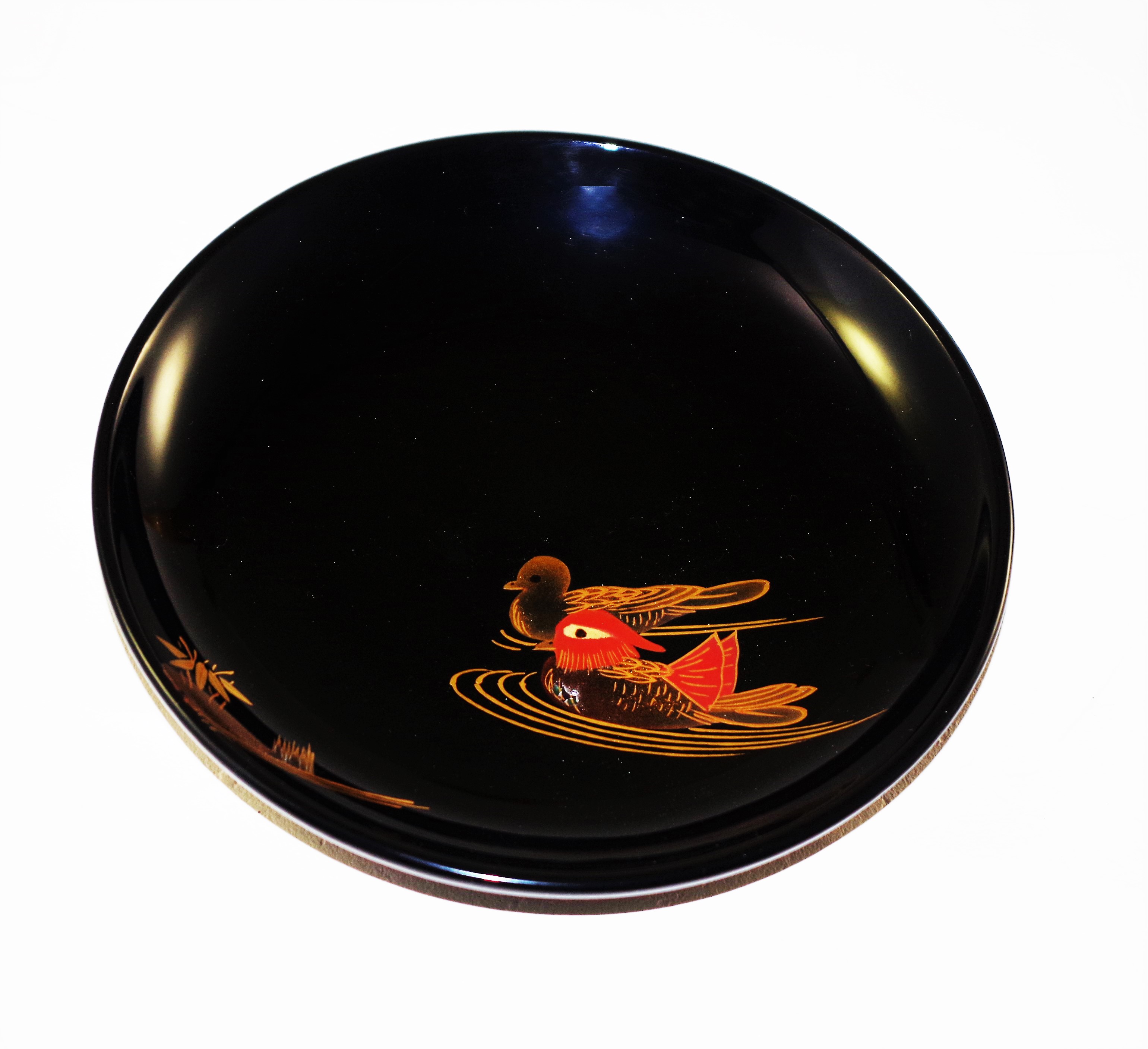 輪島塗 うさぎ屋 / 輪島塗 銘々皿おしどり蒔絵