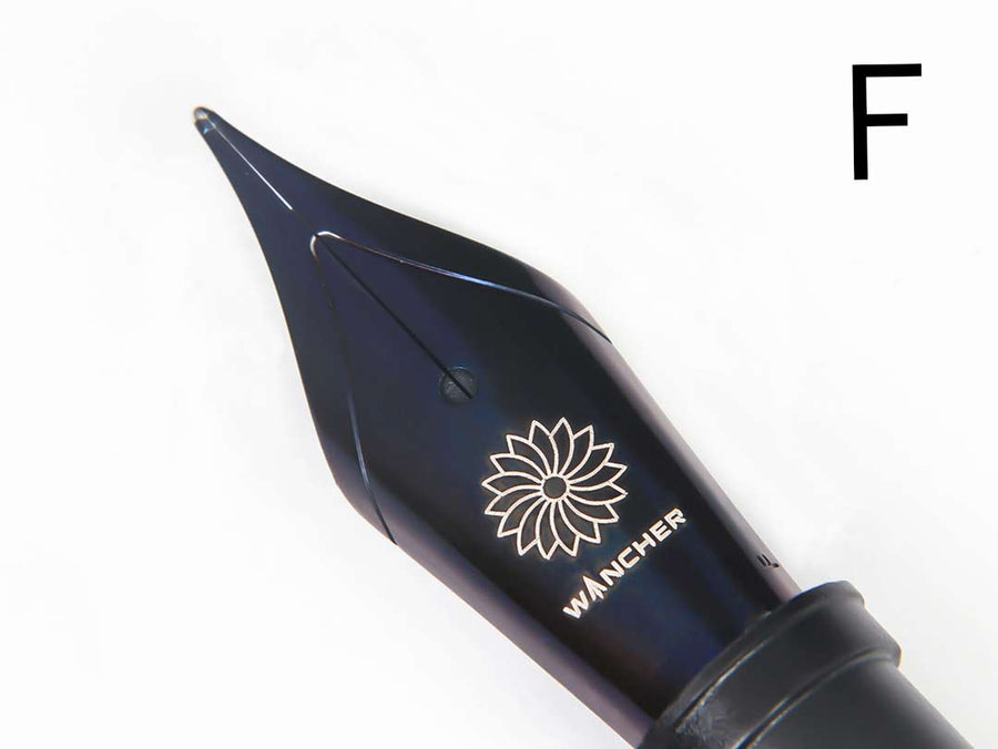 稀少品】□天然素材 水牛角軸 万年筆 B 太字 Jowoペン先 新品□