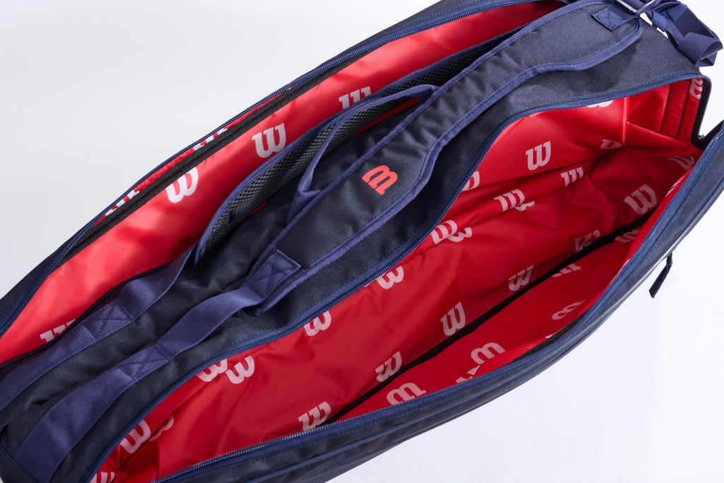 TEAM J 6PK RACKET BAG - ネイビー by Wilson Japan Racquet online