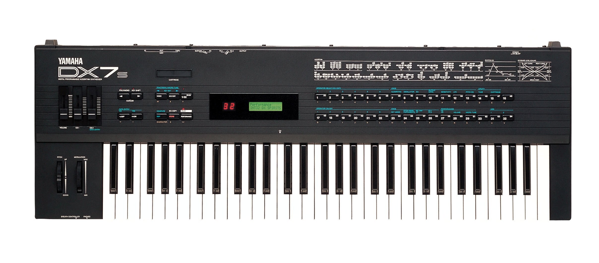 Yamaha DX7S シンセサイザー 本体とデータROM Yamaha DX7S