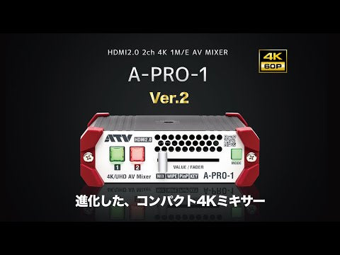 A-PRO-1 Ver.2 〈240p対応 コンパクトAVミキサー〉 – ATVオンラインストア