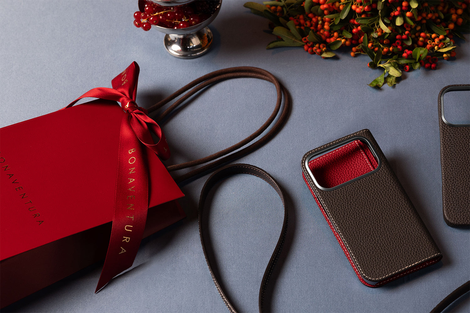 パスポートケース シュリンクレザー