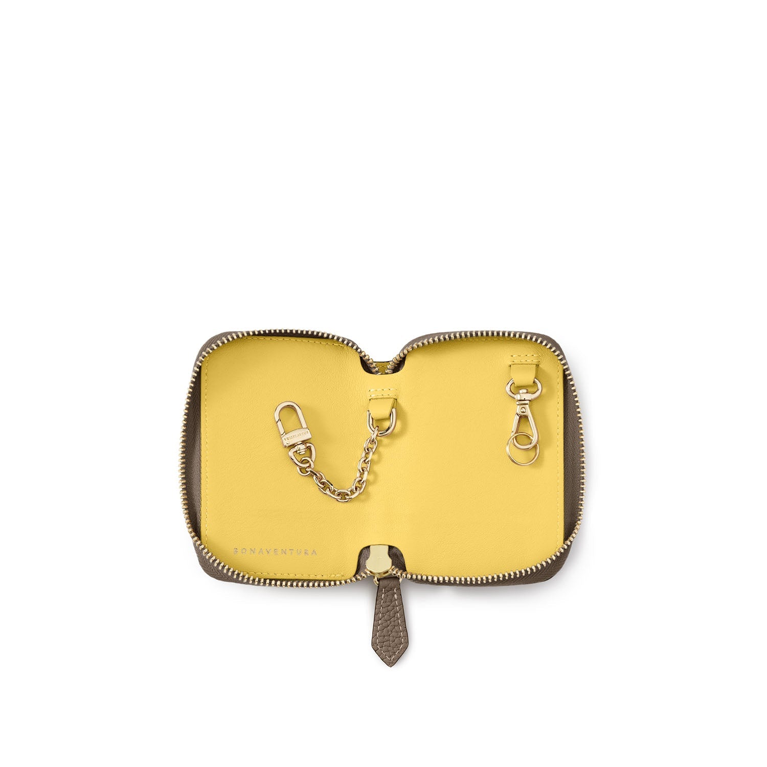 ラウンドジップ スマートキーケース シュリンクレザー