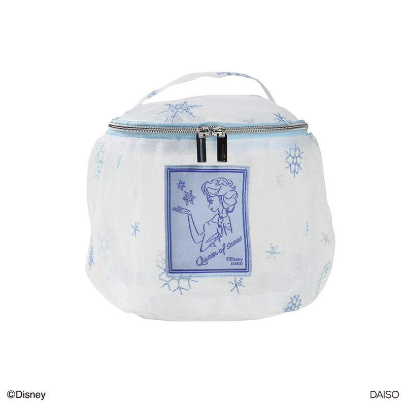 チュールレースミニバニティポーチ、WH（アナと雪の女王