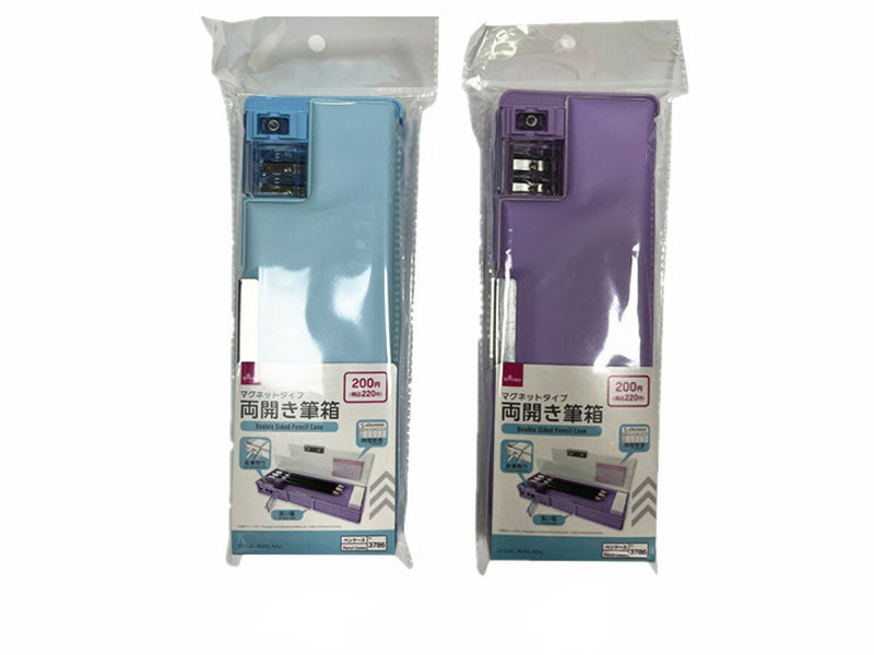 両開き筆箱（パープル、ブルー） - 100均 通販 ダイソーネットストア