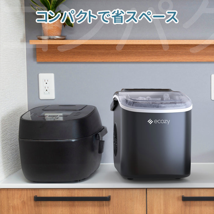 製氷機 家庭用 高速製氷機 最速6分 自動洗浄機能付き 2サイズの氷