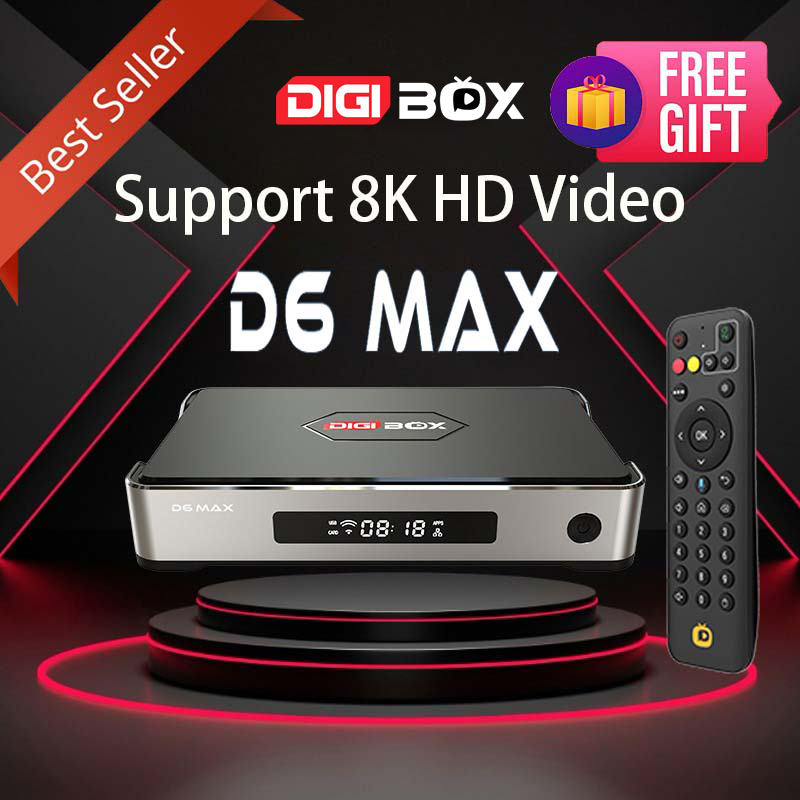 全く新しいDIGIBox D6 MAX | 2026年版 究極のAndroid TV Box