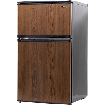 BR-90DW 2ドア冷凍/冷蔵庫木目調90L 1台 A-Stage 【通販モノタロウ】