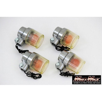 MADMAX 汎用 丸型ヨーロピアンウインカー 黄ばみ MAD MAX(マッド