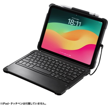 SKB-IP6BK キーボード_ケーブルiPad 第10世代専用ケース付き