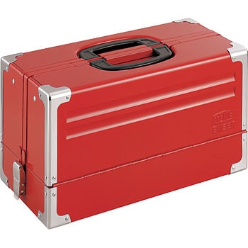 ツールケース(メタル) V形3段式 TONE(トネ/旧:前田金属工業) 両開き