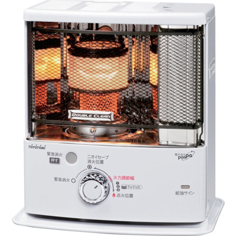 RC-S2824-W 反射形石油ストーブ ダブルクリーンタイプ 1台 トヨトミ