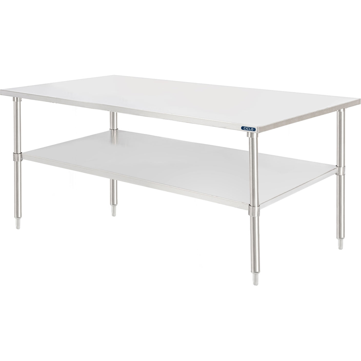 kot2ba-7060 ステンレス作業台2段タイプ 高昇 幅700mm奥行600mm高さ