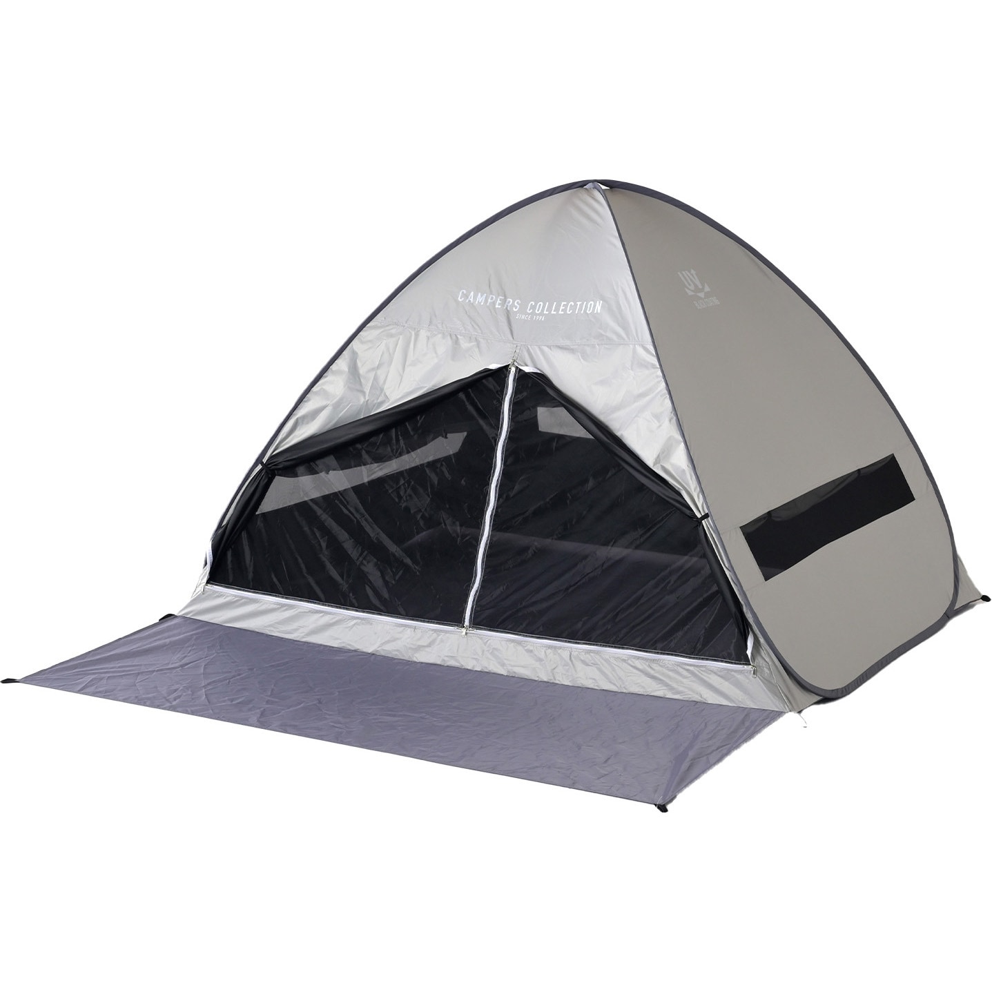 SCOS-6SUV(EB) ワンタッチ式ポップアップテント フルクローズ YAMAZEN