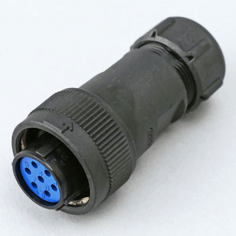 NRW-207-PF8 NRWシリーズワンタッチ防水中型コネクタ ストレートプラグ