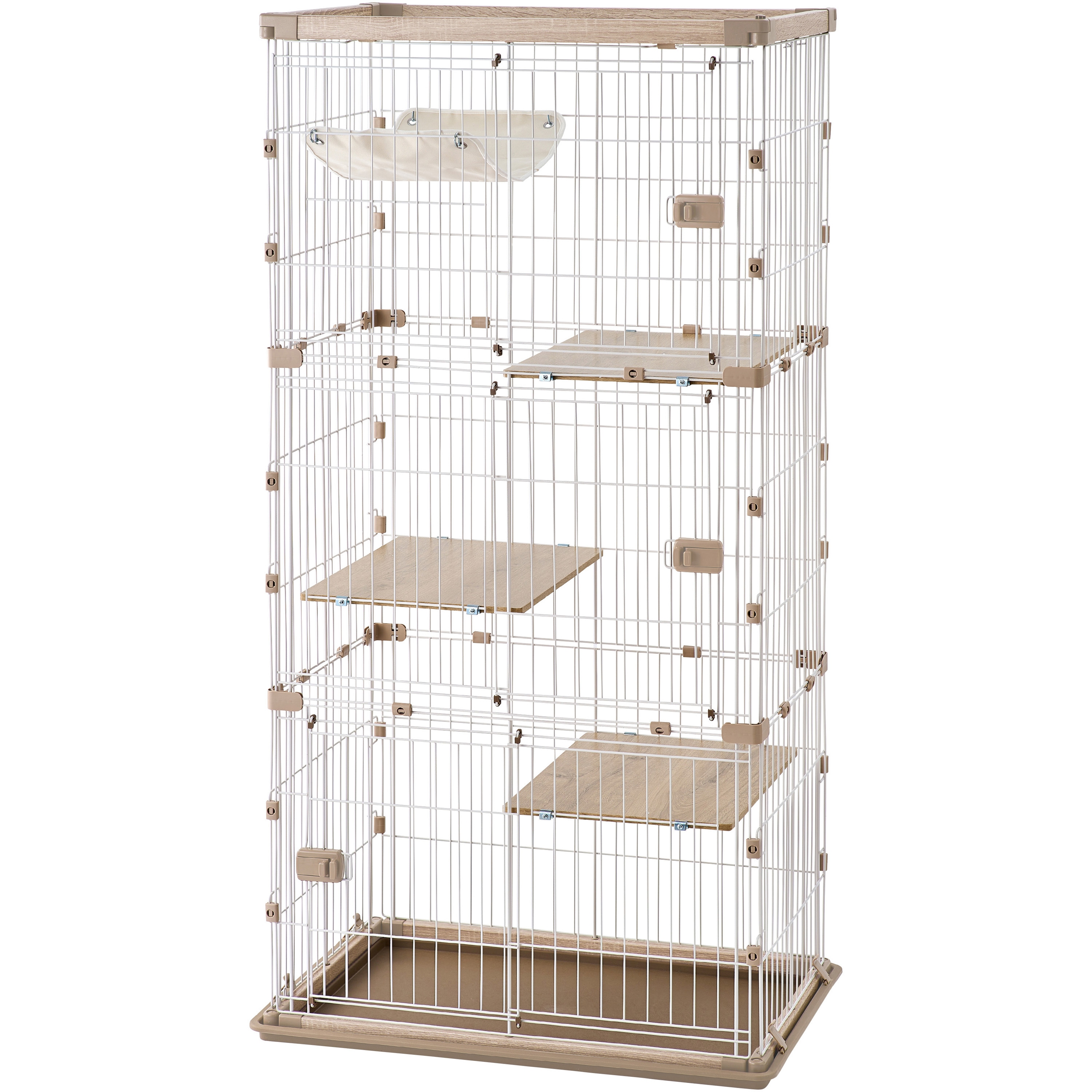 PWCR-963V ウッディキャットケージ3段 アイリスオーヤマ 幅900mm奥行