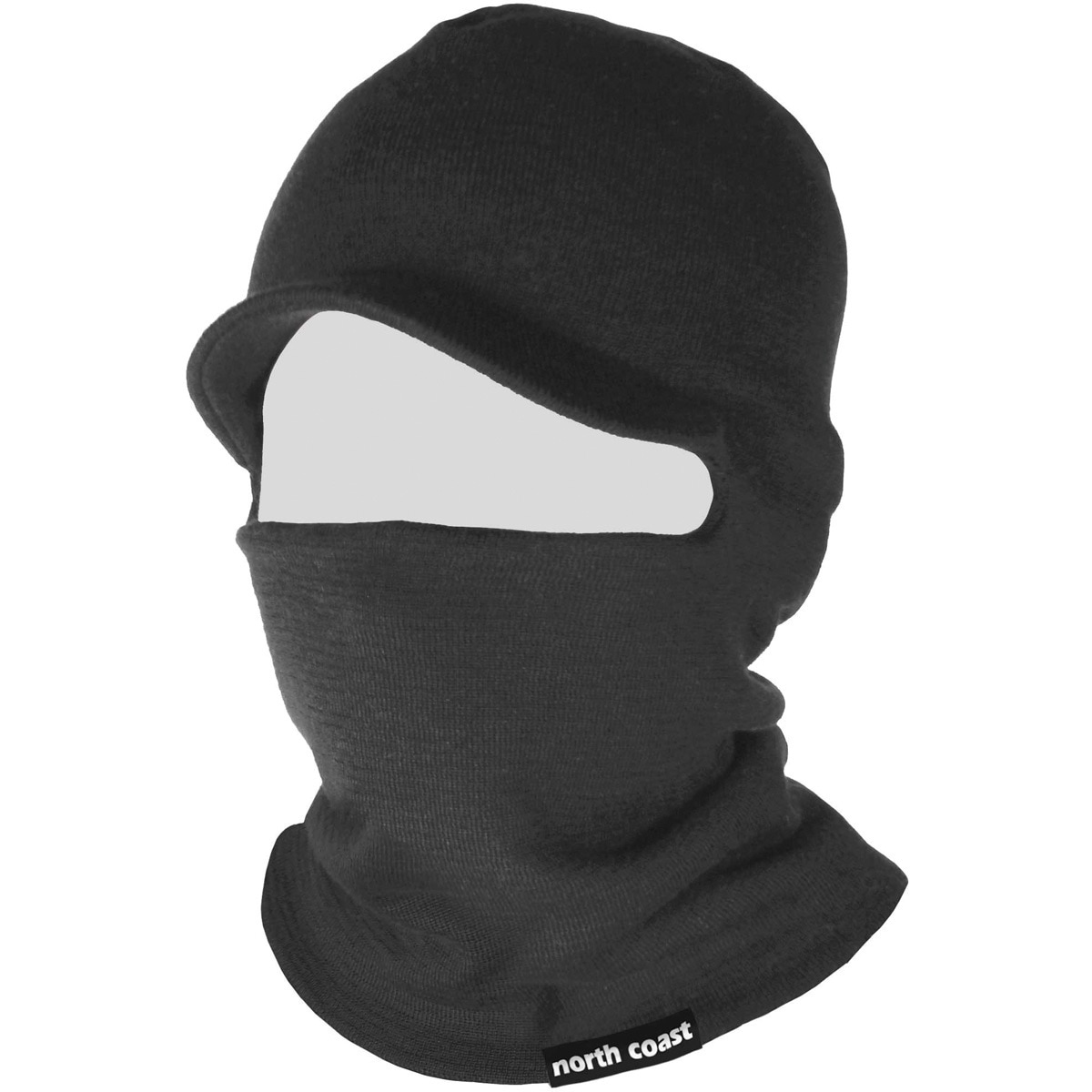 NW9255BK ニット帽子 ツバ付きフェイスマスクタイプ north coast 防寒