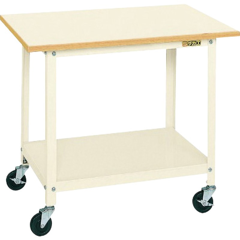 PSR-075PEI 軽量一人用作業台(耐荷重120kg/キャスター付) サカエ 移動
