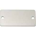 AL-204H IM 刻印用アルミプレート 20×40×0．8 2-Φ3 4-R2 10枚入 1個