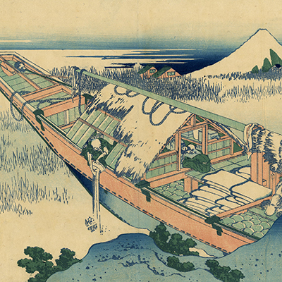 東都浅草本願寺 】 葛飾北斎 富嶽三十六景 木版画 東都浅草本願寺