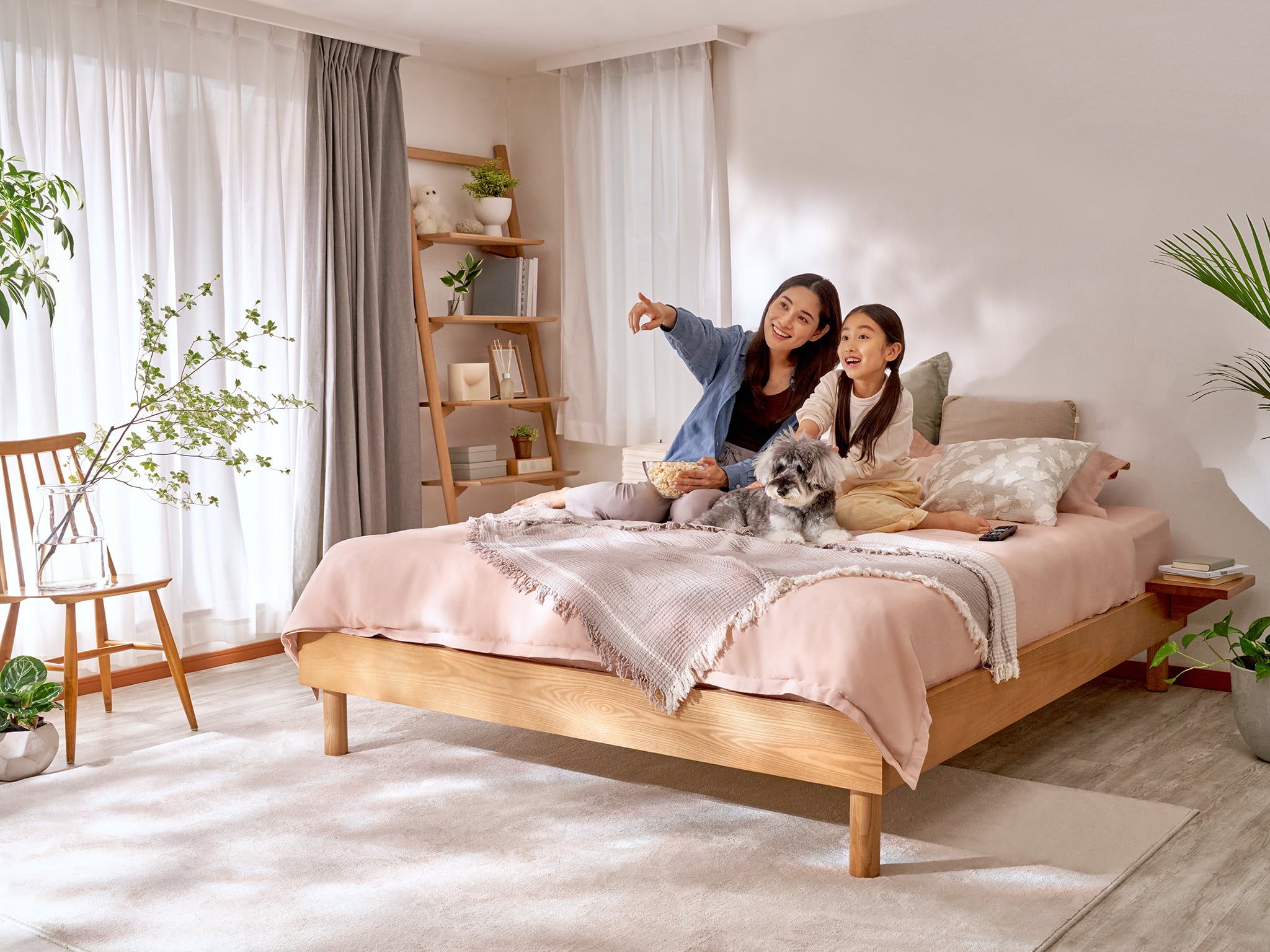 kinoベッドサイドサイドテーブル 売れ筋 ブルーグレー kinoベッド