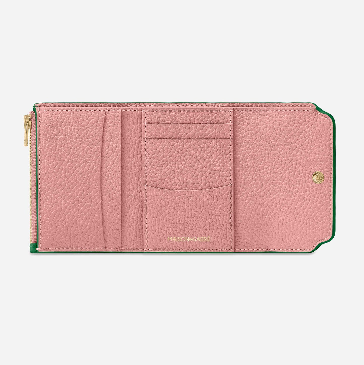 The Trifold Wallet - Emerald Lily – MAISON de SABRÉ