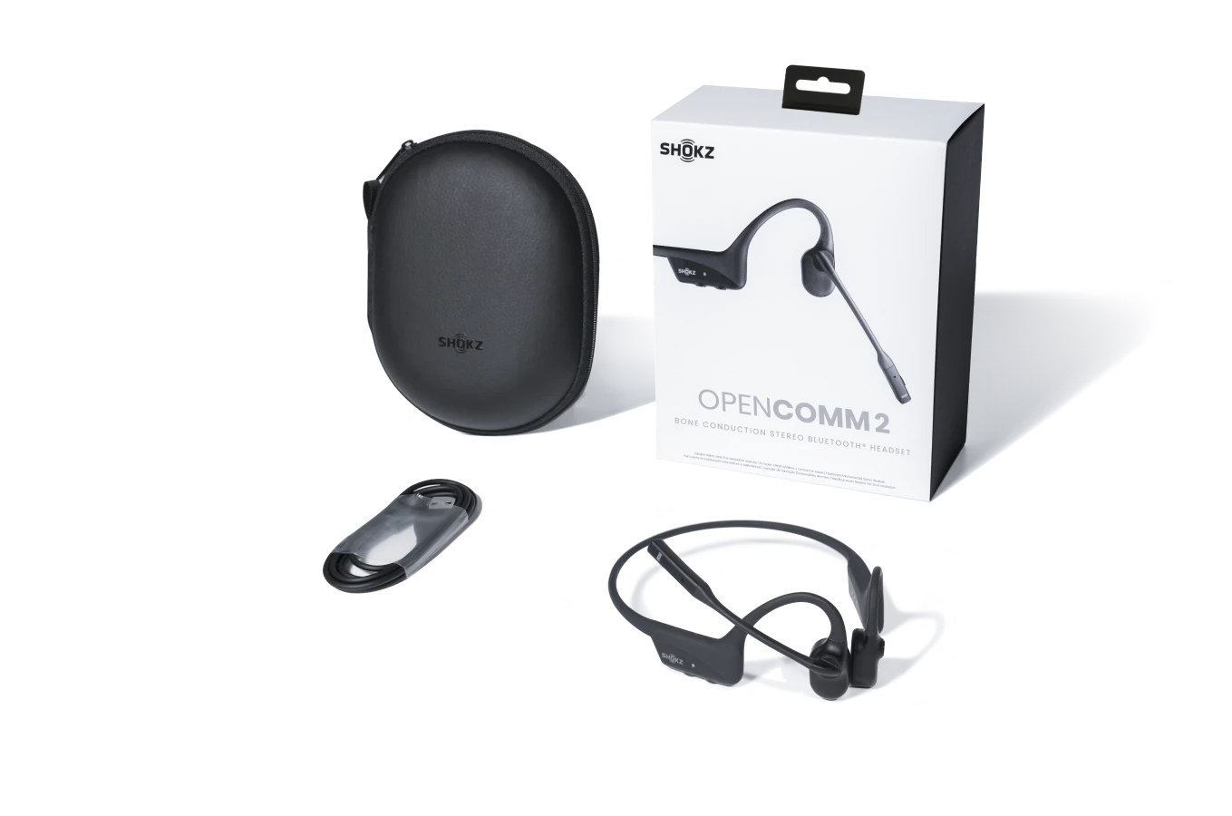 Shokz OpenComm 2 骨伝導ヘッドセット