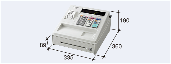 A◆SHAPR　XE-A147　レジスター　鍵付き　シャープ　電子レジ　ホワイト A◇SHAPR XE-A147 レジスター 鍵付き シャープ 電子レジ ホワイト