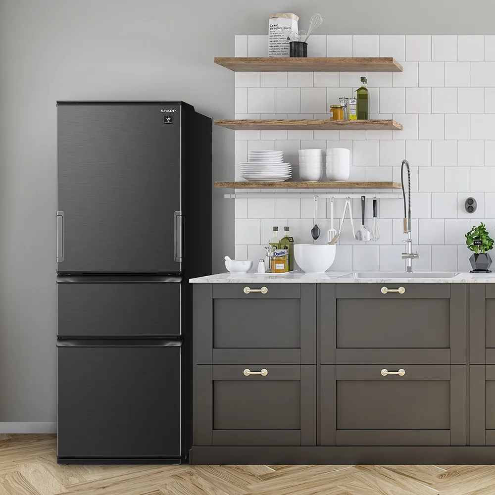 SHARP ノンフロン冷凍冷蔵庫 SJ-PW37K-W SJ-PW37K | 冷蔵庫：シャープ