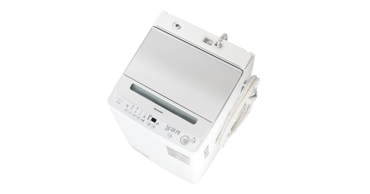 シャープ 全自動洗濯機 洗濯10㎏/風乾燥4.0㎏ ステンレス穴なし槽 ES