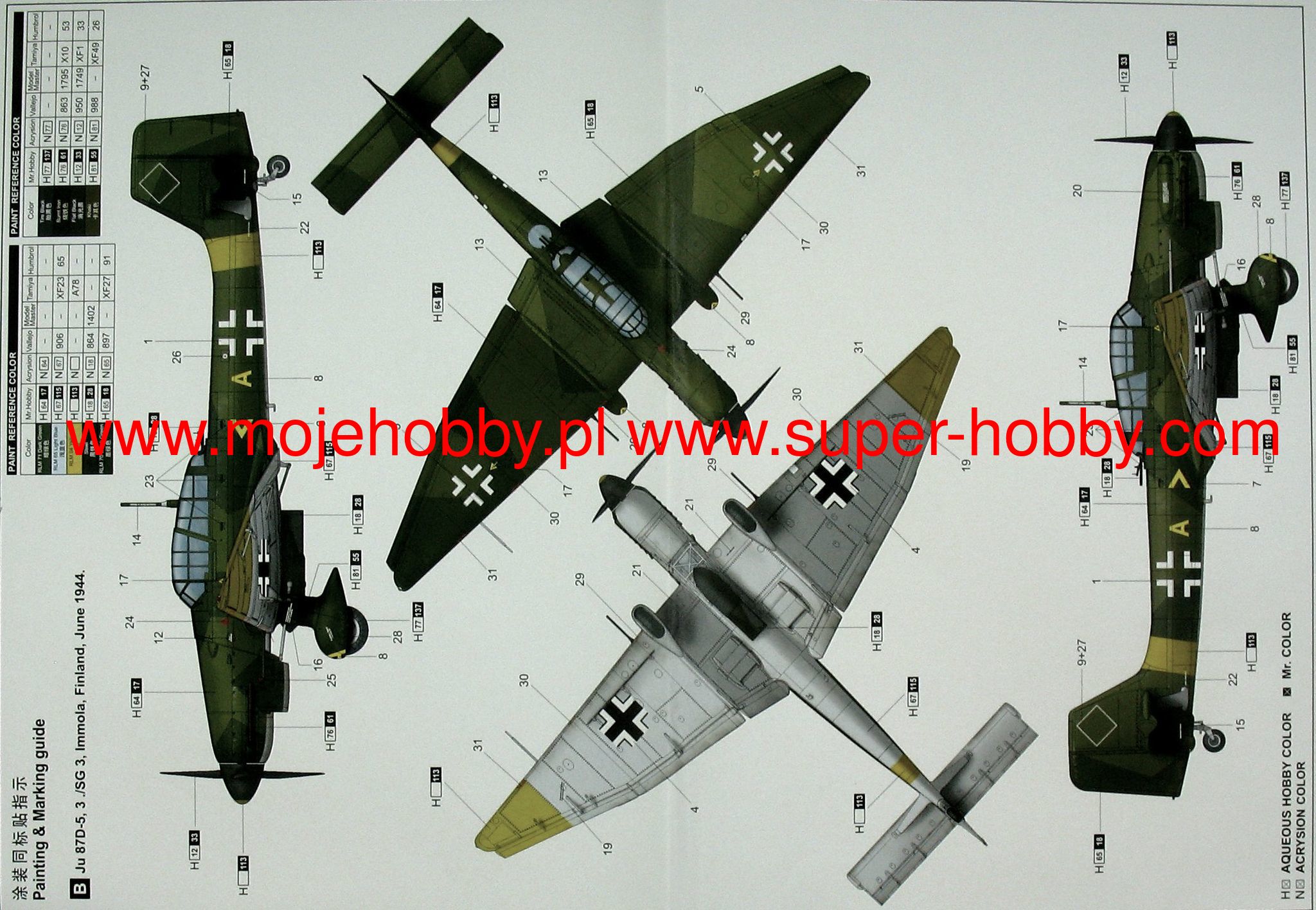 Junkers Ju-87D-5 Stuka Trumpeter 02424